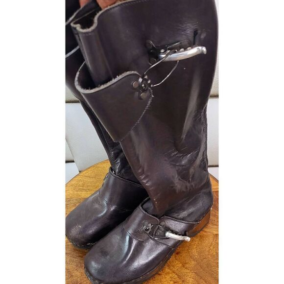 Paysannerie vintage clog boots - Picture 10 of 12